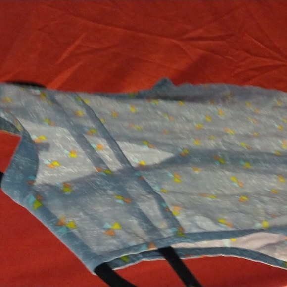 Mossimo sheer sleeveless top grey blue used in great condition size XL - Picture 16 of 16